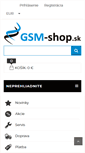 Mobile Screenshot of gsm-shop.sk